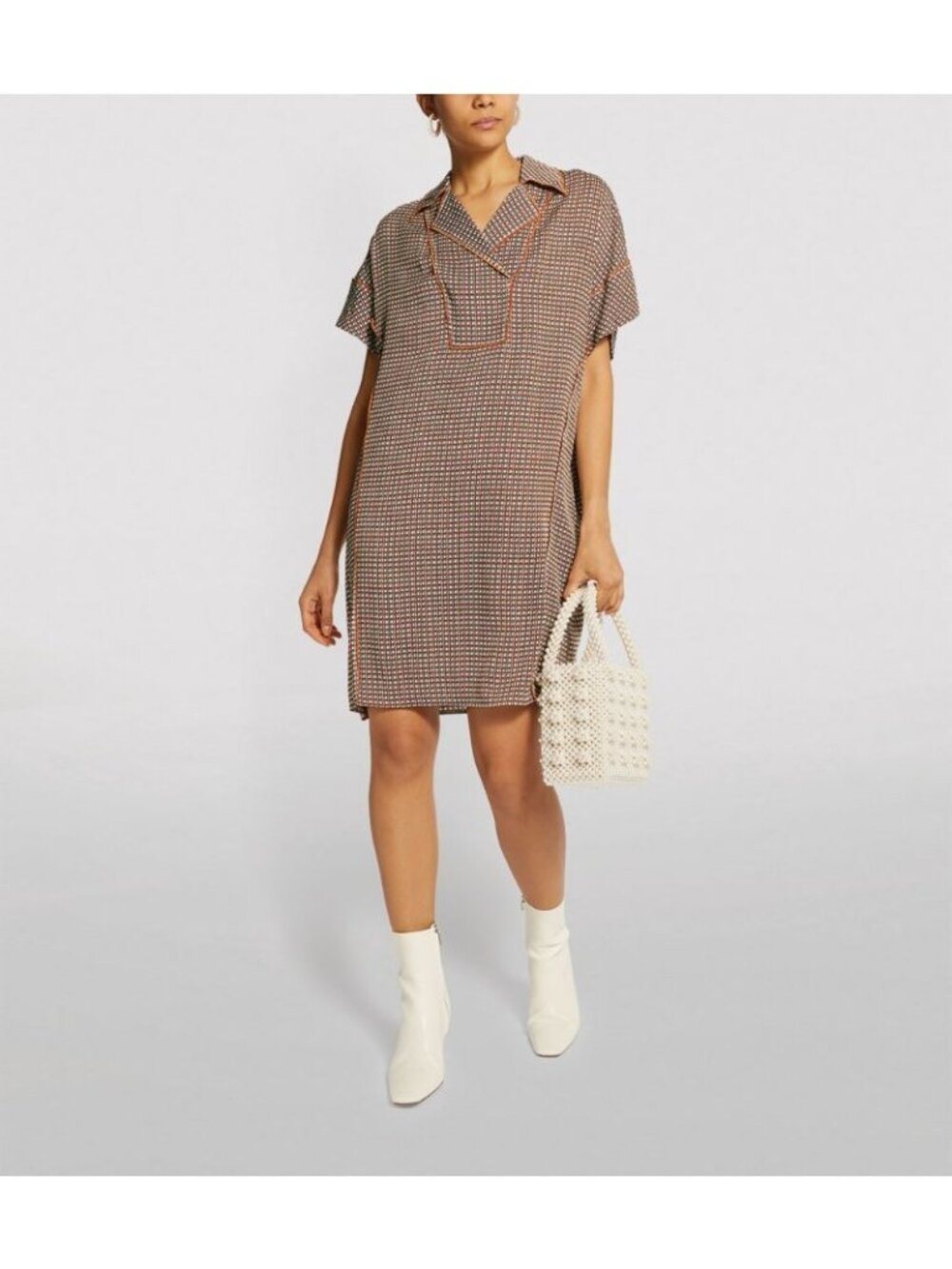 DVF DIANE VON FURSTENBERG  Maxine Silk Shift Dress XXS